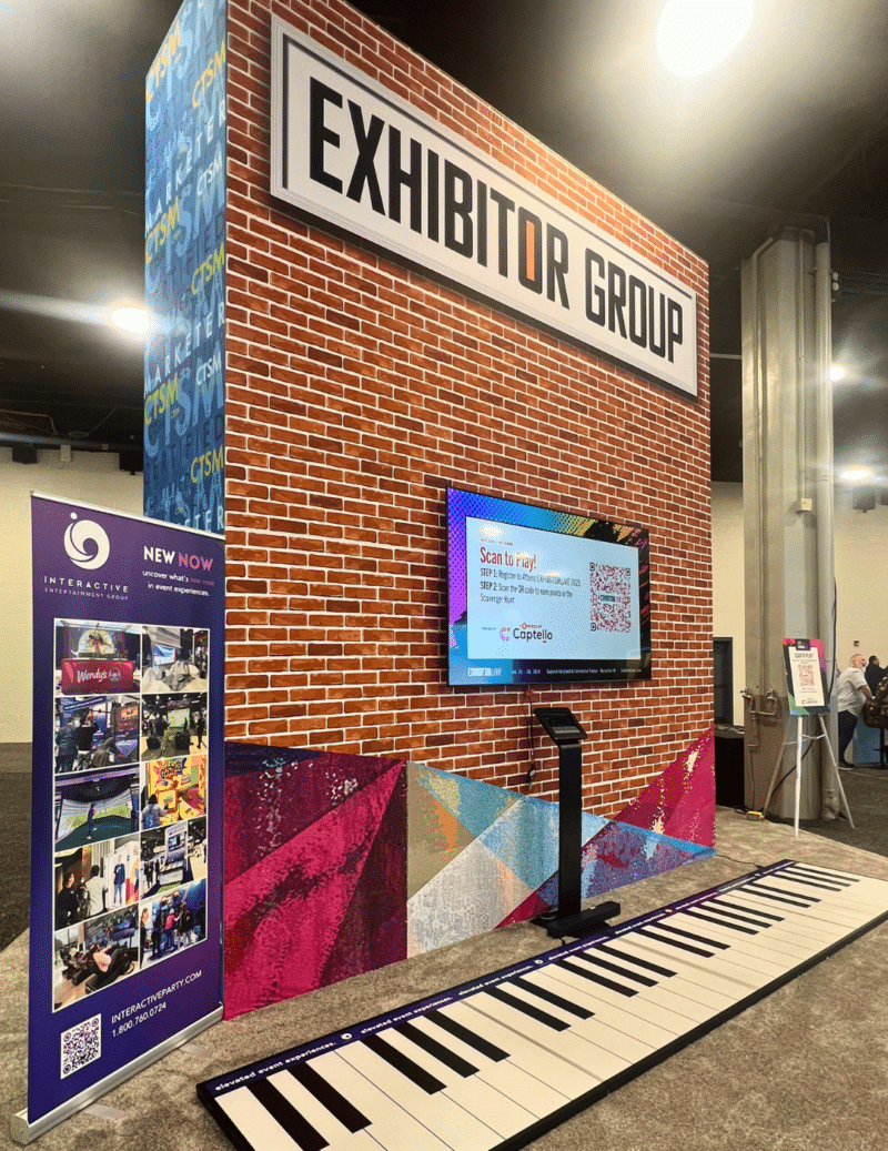Giant Piano at #ExhibitorLIVE 2024 | Experience by Interactive Entertainment Group