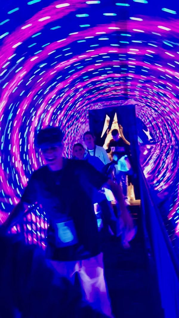 Spinning Vortex Tunnel