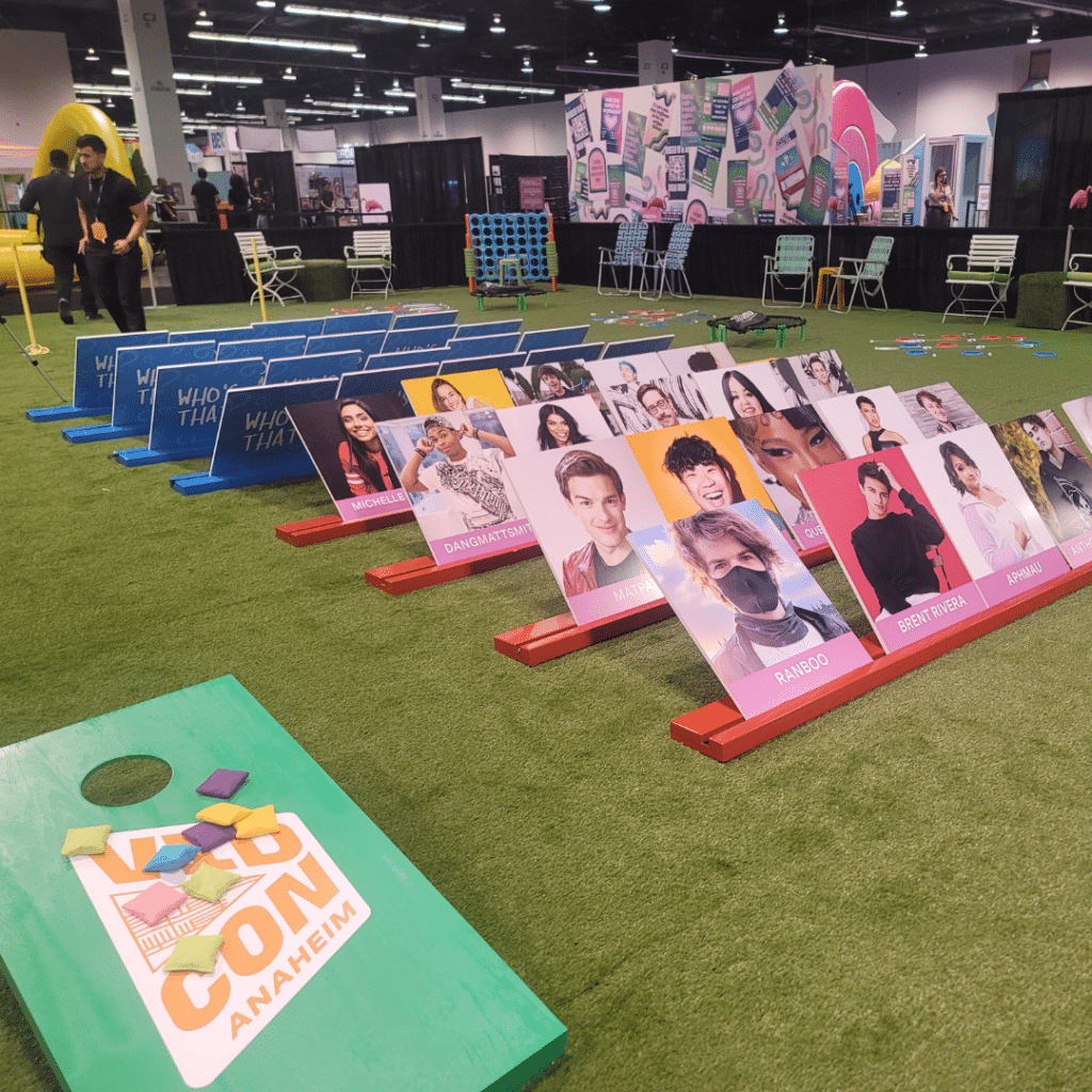 Giant Guess Who at VidCon 2023 | Experience by Interactive Entertainment Group