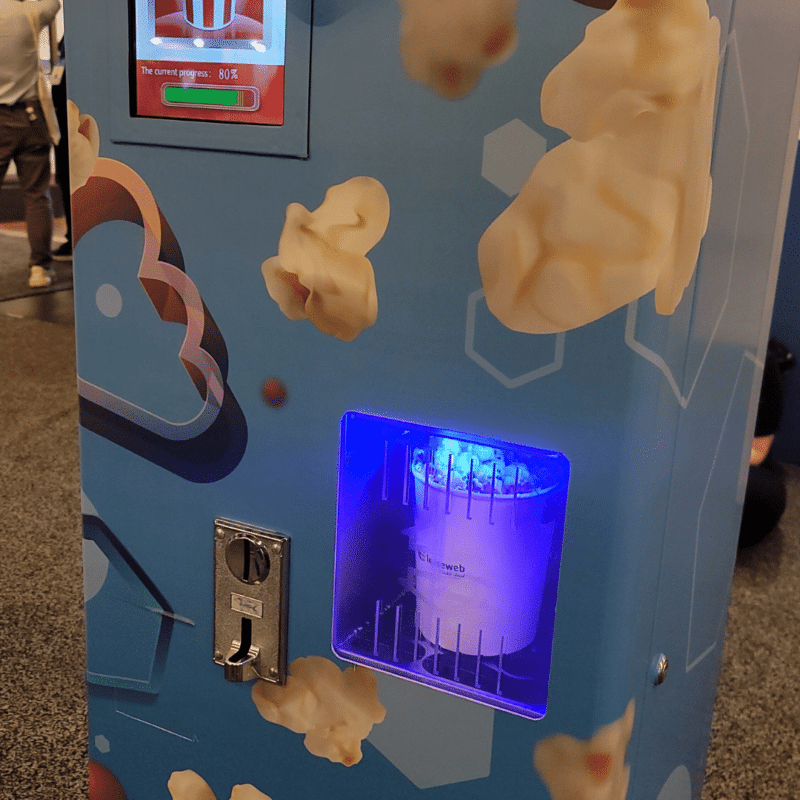 Automated Popcorn Vending Machine | Experience by Interactive Entertainment Group