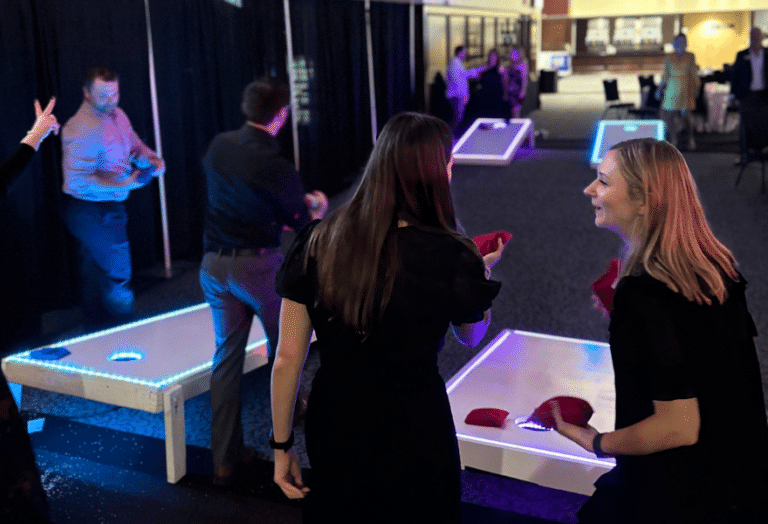Giant LED Cornhole | Experience by Interactive Entertainment Group