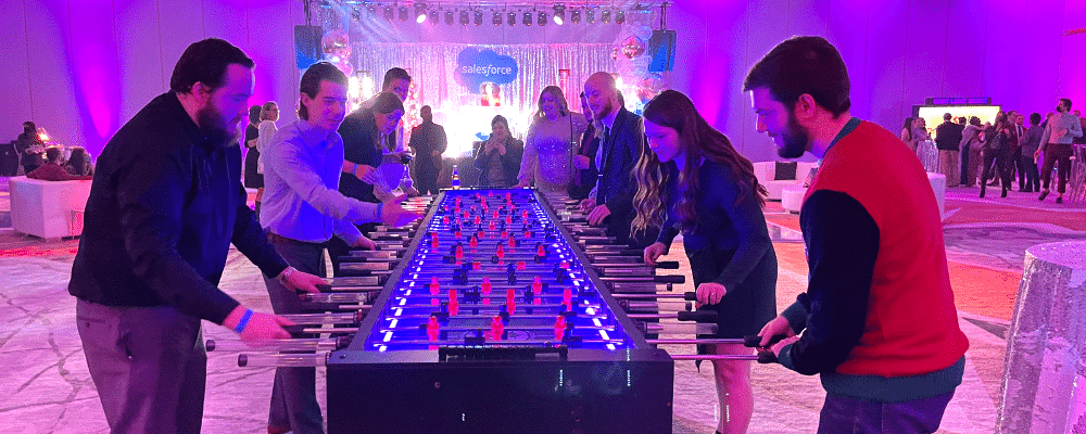 Giant Foosball Xtreme at Employee Appreciation Event