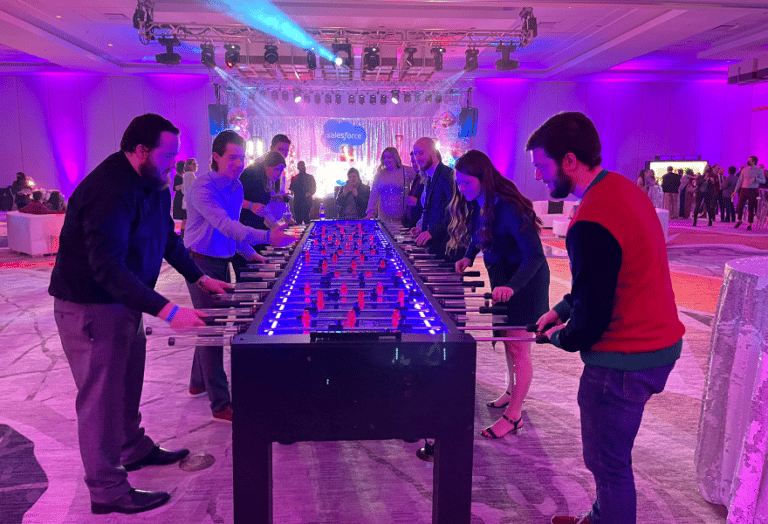 Giant Foosball Xtreme at Employee Appreciation Event