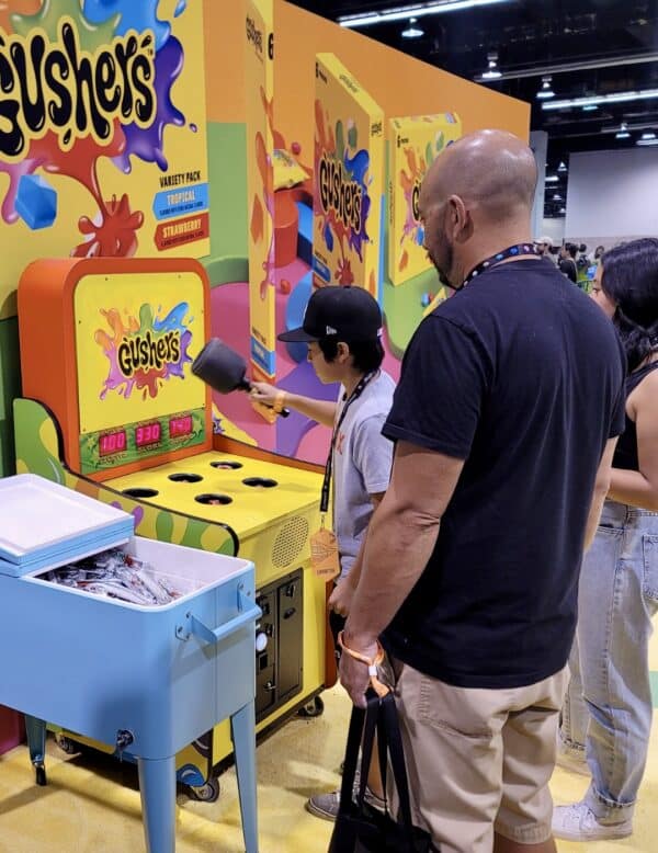 Gushers' Zap-a-Mole at VidCon 2023 | Experience by Interactive Entertainment Group