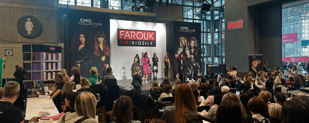 Farouk Systems Inc. at The International Beauty Show in New York City.