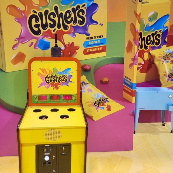Gushers' Zap-a-Mole at VidCon 2023 | Experience by Interactive Entertainment Group