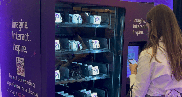 Social Media Vending Machine at #EMSLive 2023
