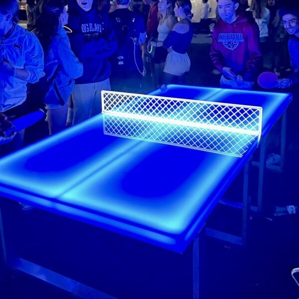LED Ping Pong at Penn State University's Glow Games | Experience by Interactive Entertainment Group
