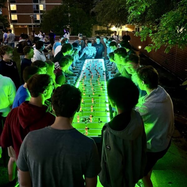 Giant Foosball Xtreme at Penn State University's Glow Games | Experience by Interactive Entertainment Group