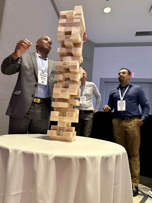Giant Jenga at NGS Bootcamp 2023 | Experience by Interactive Entertainment Group