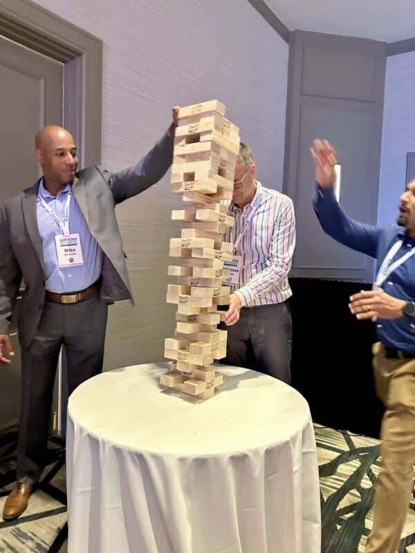 Giant Jenga at NGS Bootcamp 2023 | Experience by Interactive Entertainment Group