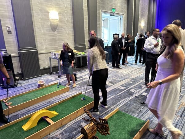 Mini Golf at Janney's Wealth Management Conference 2023 | Experience by Interactive Entertainment Group