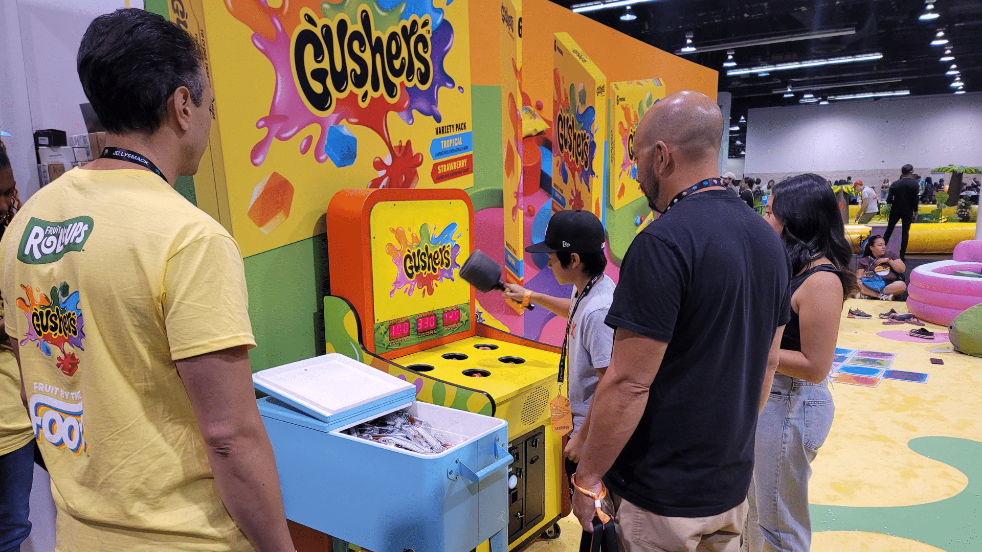 Gushers Zap-a-Mole at VidCon 2023 | Experience by Interactive Entertainment Group
