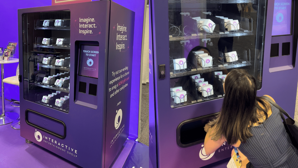 Social Media Vending Machine at Connect Marketplace Fall 2023 | | Experience by Interactive Entertainment Group