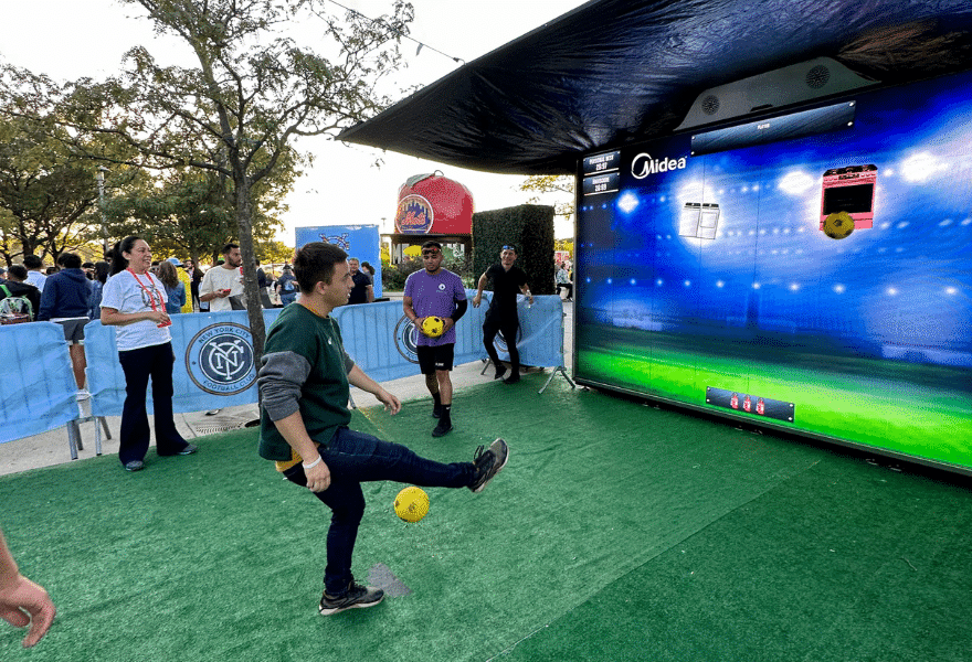 Multiball LED at NYCFC's Noche Latina | Experience by Interactive Entertainment Group