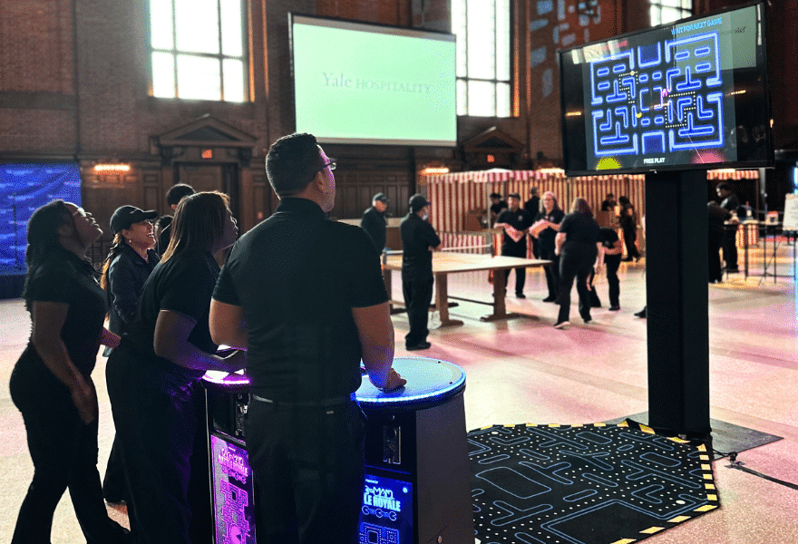 Giant Pac Man Battle for Yale Hospitality's Annual Event | Experience by Interactive Entertainment Group