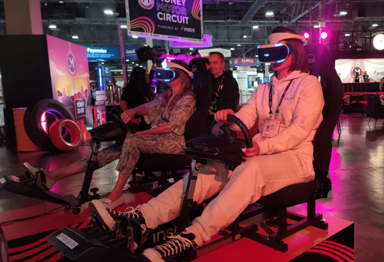 Ascential's VR Racing Chairs at Money 20/20 | Experience by Interactive Entertainment Group