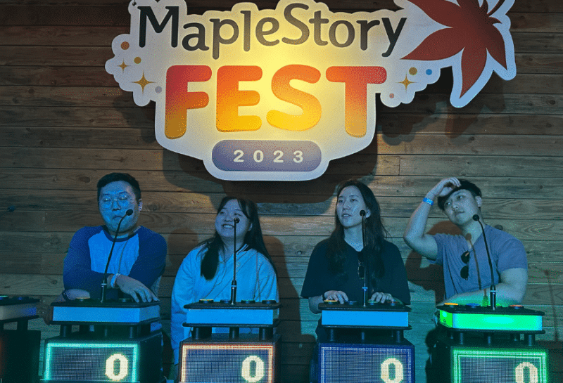Game Show Mania at MapleStory Fest | Experience by Interactive Entertainment Group