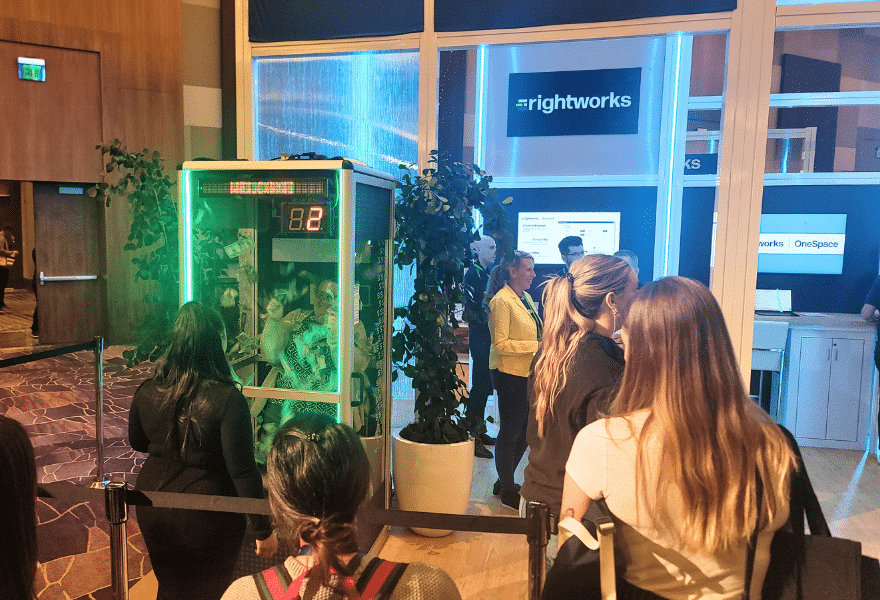 Rightworks' Custom Cash Cube | Experience by Interactive Entertainment Group