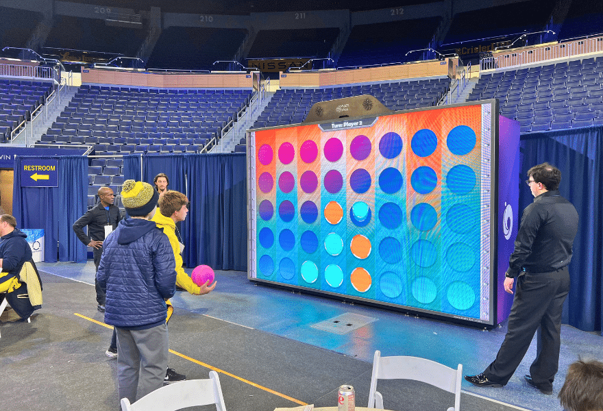 Multiball LED at University of Michigan Tailgate | Experience by Interactive Entertainment Group