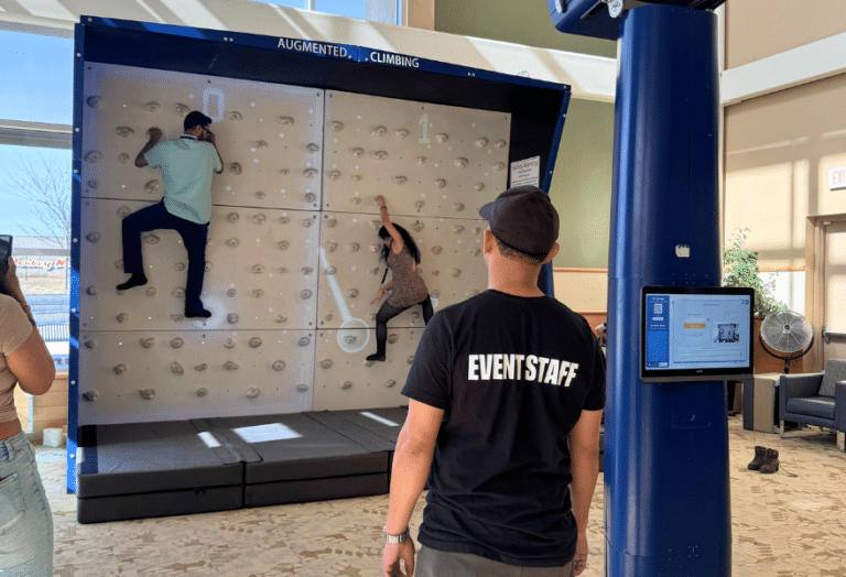 Augmented Reality Climbing Wall | Experience by Interactive Entertainment Group